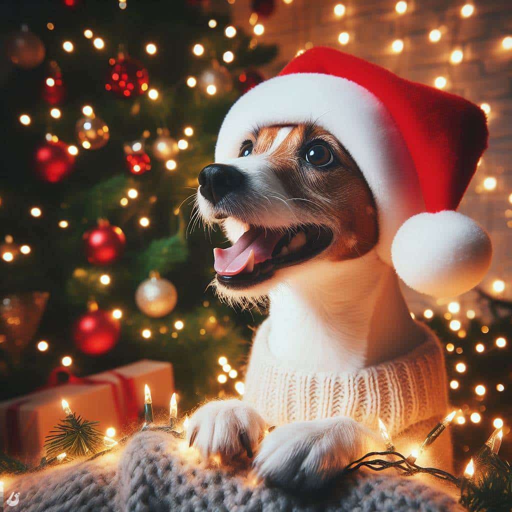 Christmas Dog Image